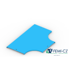 FEMI-CZ SPA - FCZA3V15G1P500D COPERCHIO DERIV. T ORIZZ. 500-R=100 V