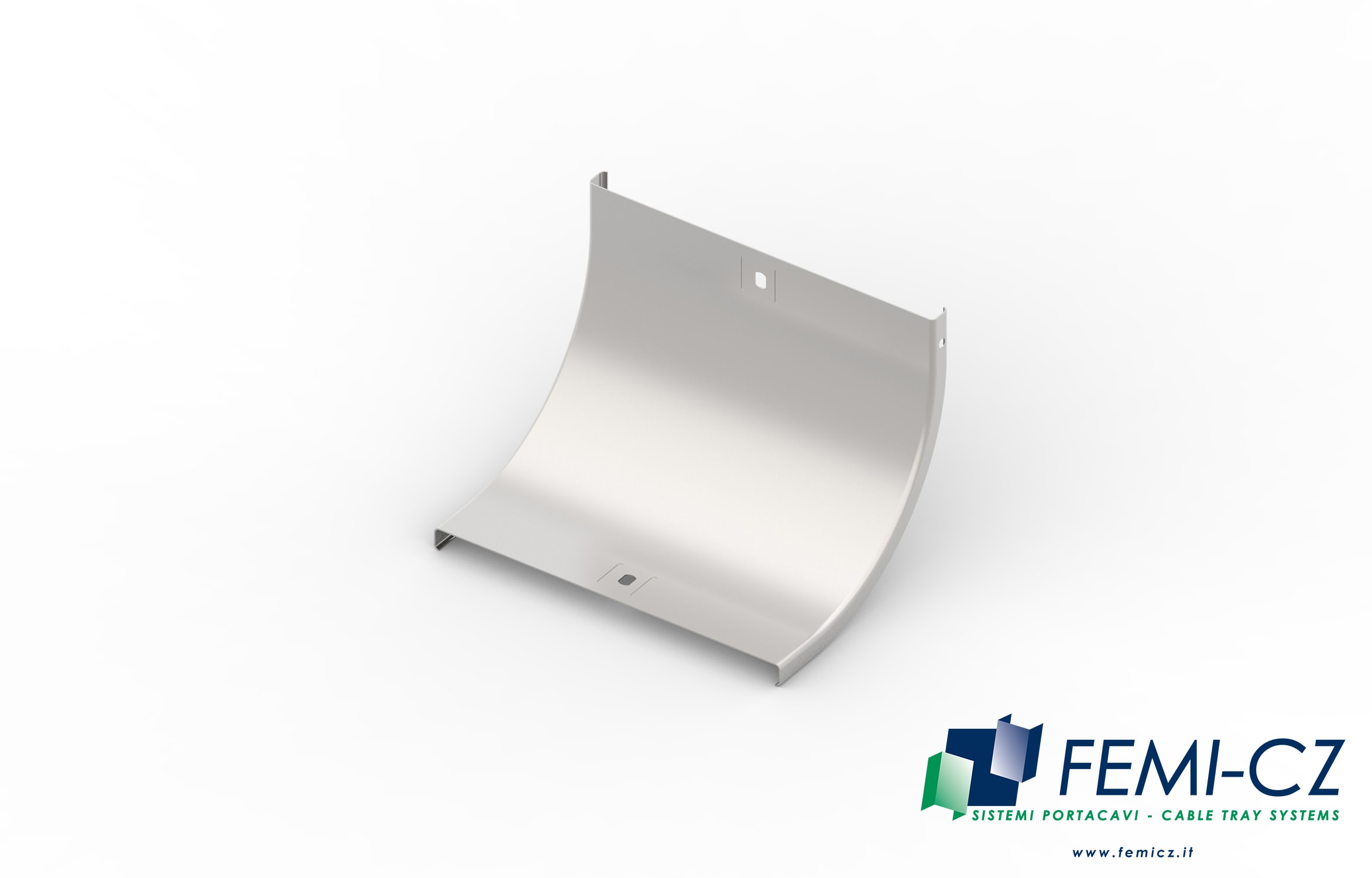 FEMI-CZ SPA - FCZA3I30G1P100D COPERCHIO CURVA 90 ALTO 100-R=100 I