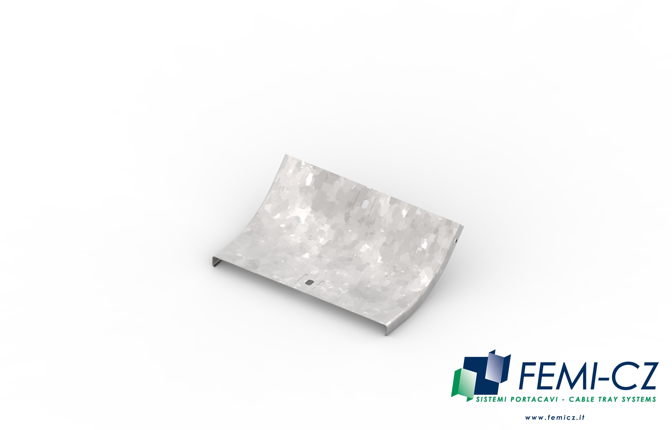 FEMI-CZ SPA - FCZA3Z31G1P400F COPERCHIO CURVA 45 ALTO 400-R=100 Z