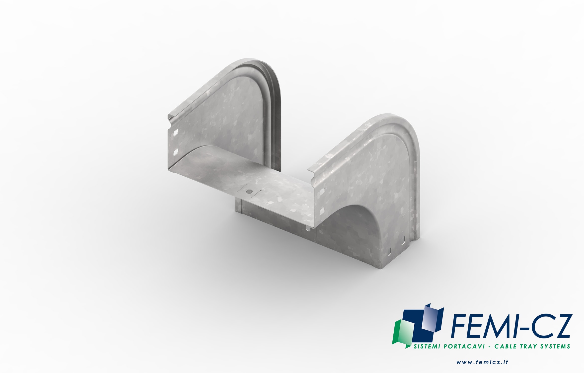 FEMI-CZ SPA - FCZA3Z33F1D100E CURVA 90 VERSO BASSO 100X100-R=100 Z