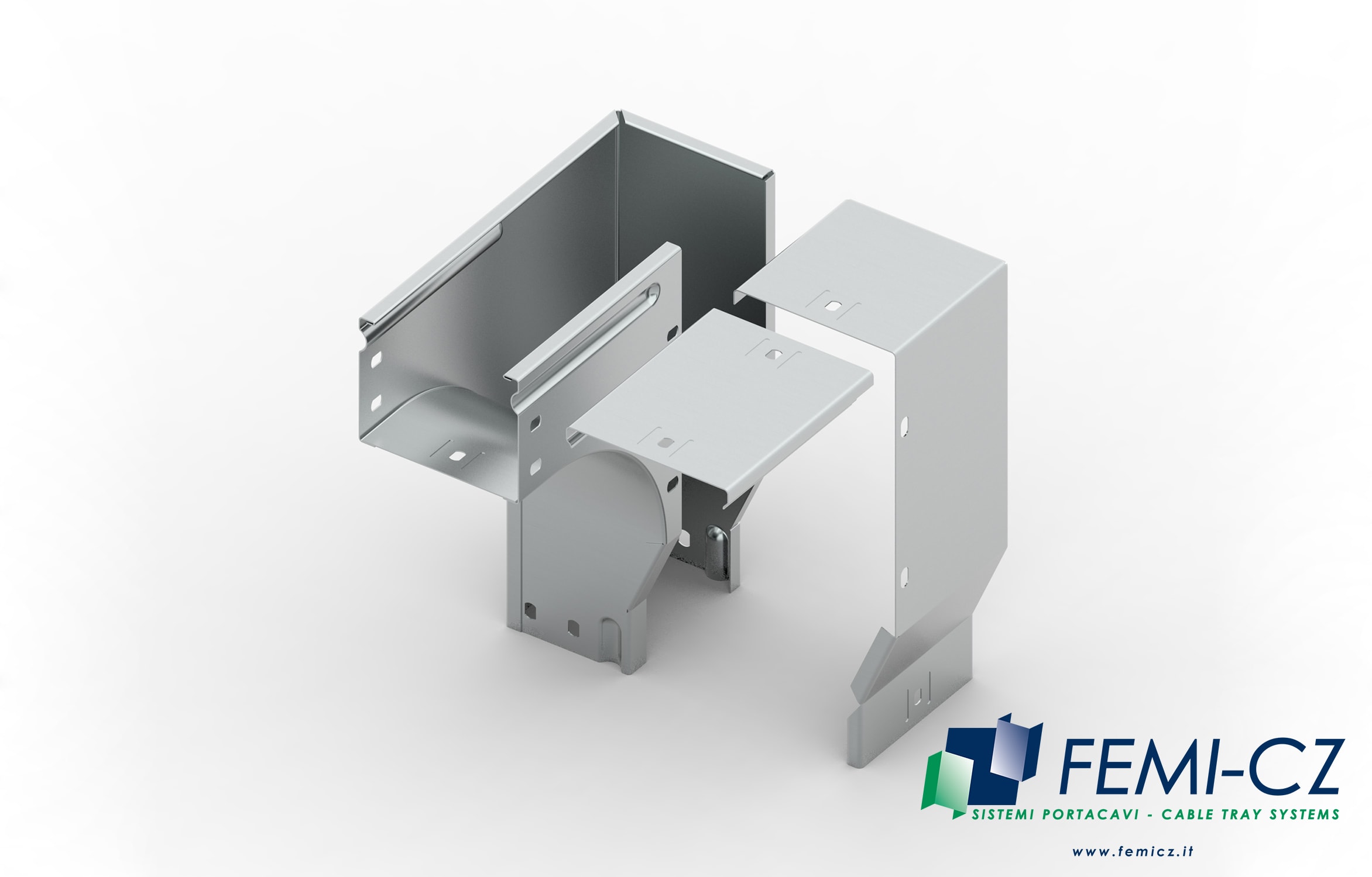 FEMI-CZ SPA - FCZA3S41F1D200D CURVA SGHEMBA 90 SX BAS. 200X100-R=100 S