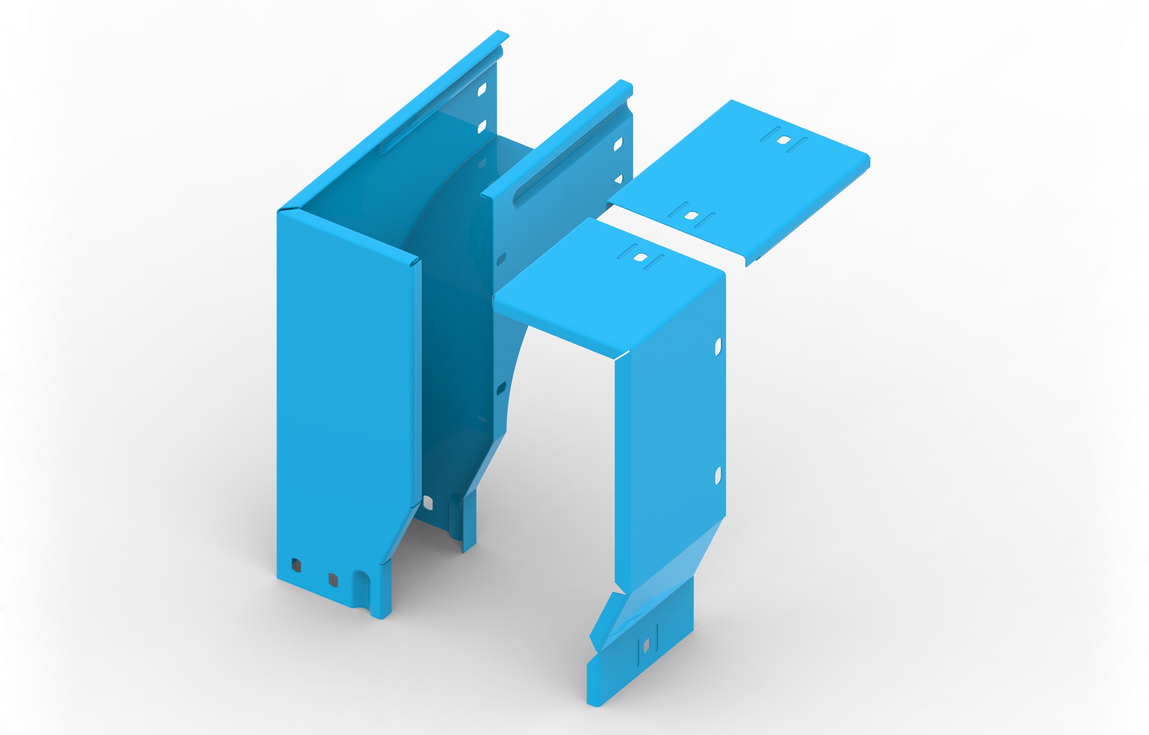 FEMI-CZ SPA - FCZA3V42F1C400F CURVA SGHEMBA 90 DX BAS. 400X75-R=100 V