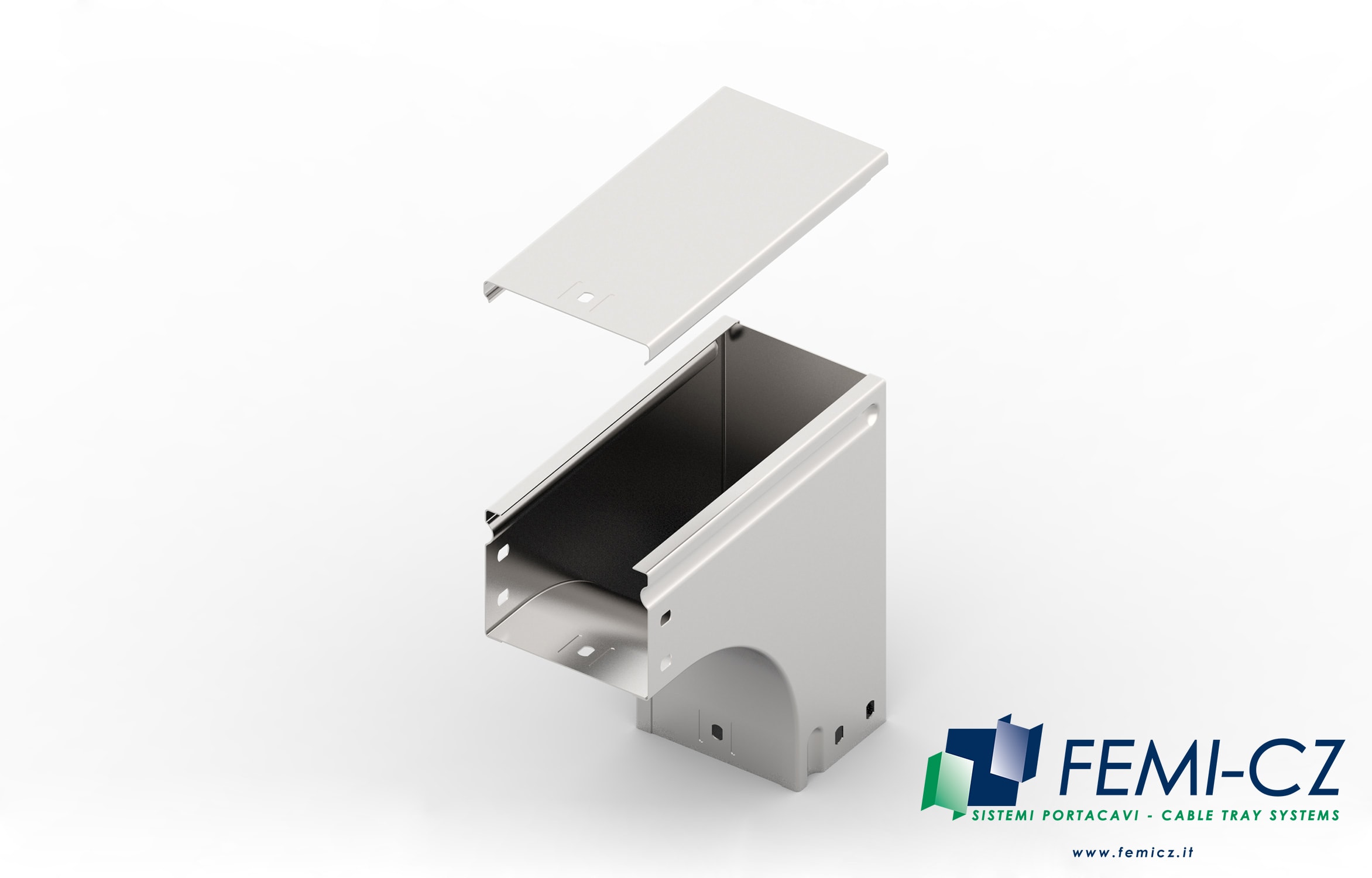 FEMI-CZ SPA - FCZA3I38F1C150D CURVA 90 BAS. VAR. PIANO 150X75-R=100 I