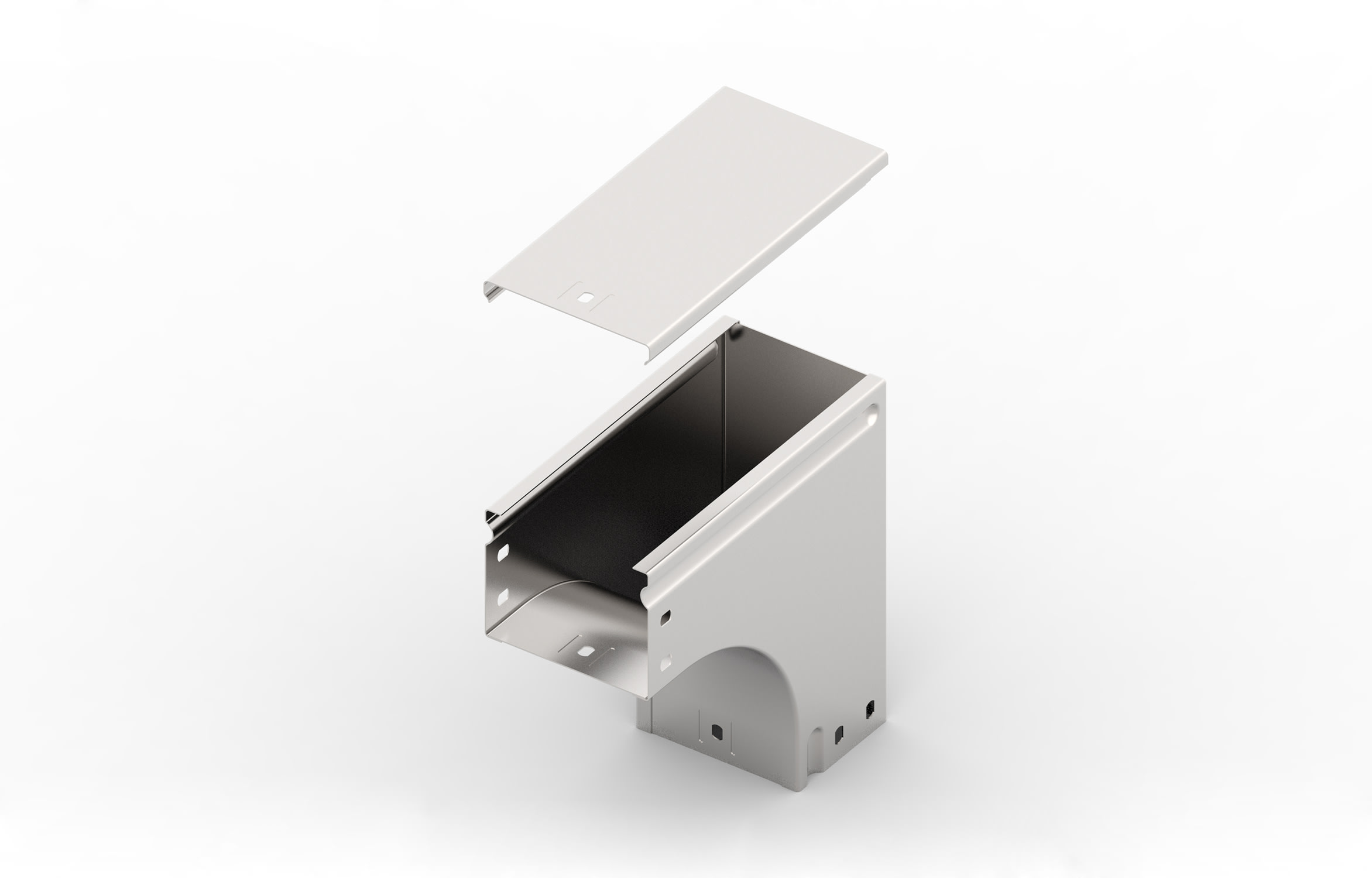 FEMI-CZ SPA - FCZA3I38F1C500F CURVA 90 BAS. VAR. PIANO 500X75-R=100 I