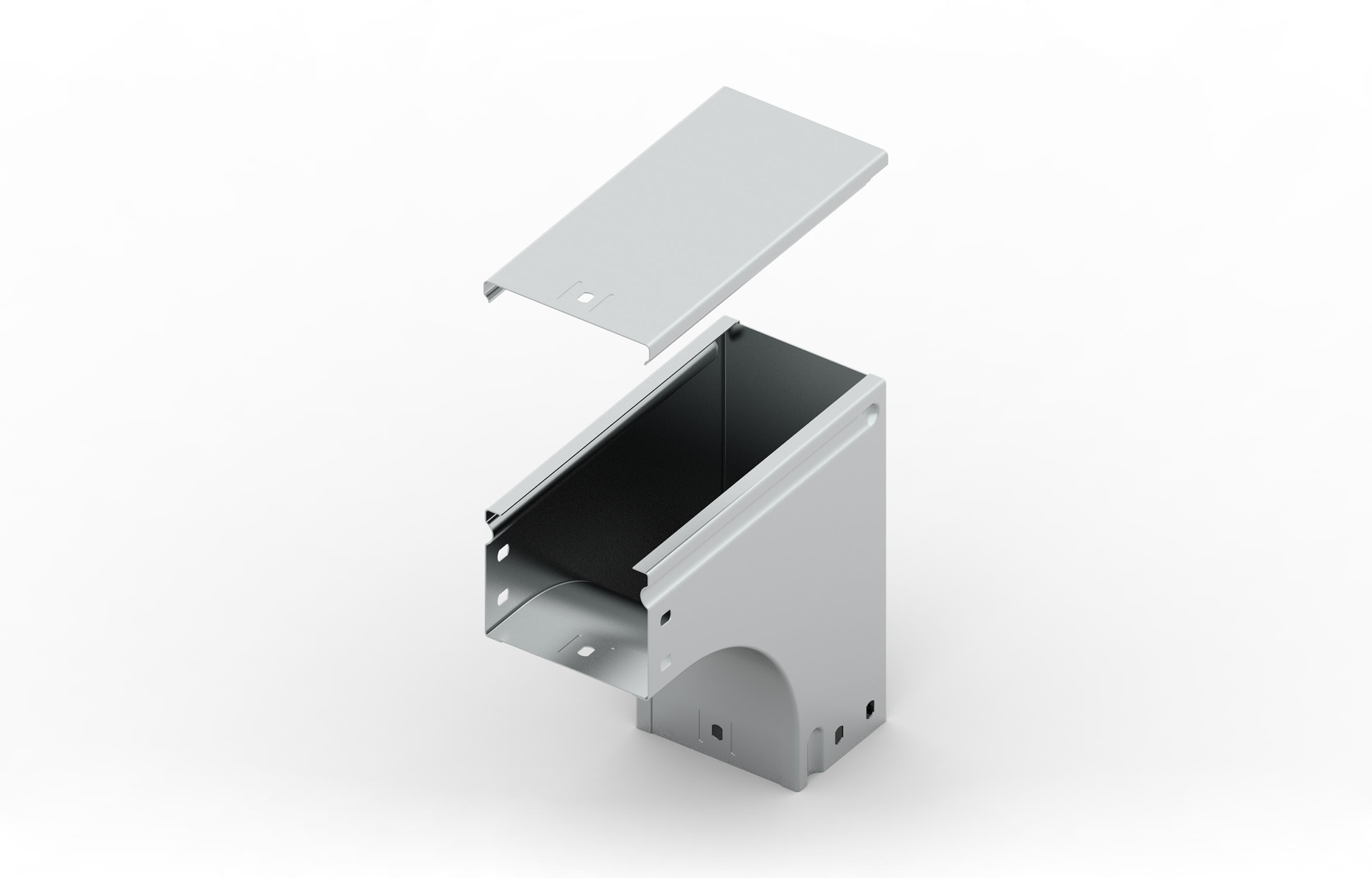 FEMI-CZ SPA - FCZA3S38F1D500F CURVA 90 BAS. VAR. PIANO 500X100-R=100 S