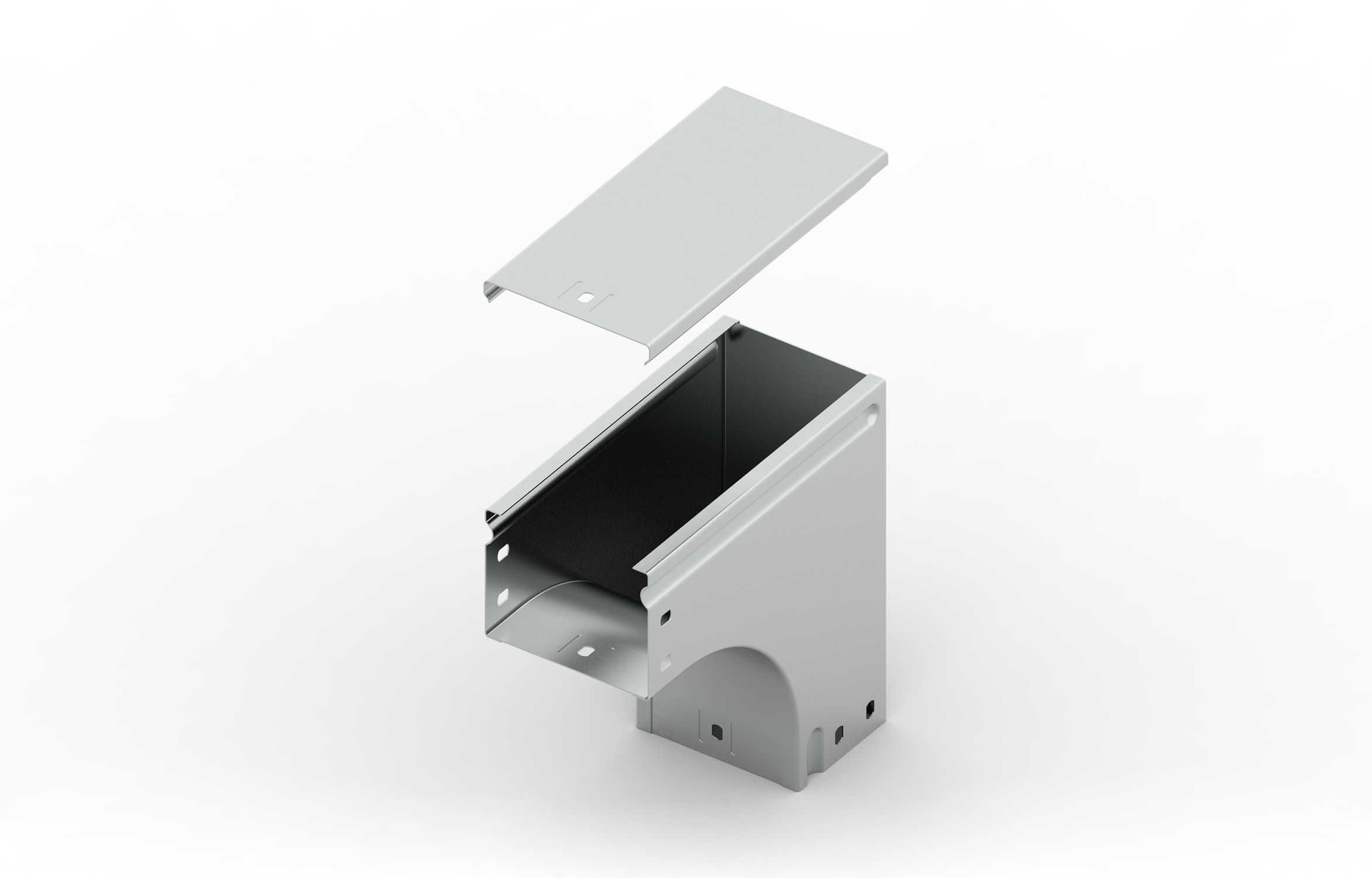 FEMI-CZ SPA - FCZA3S38F1C400F CURVA 90 BAS. VAR. PIANO 400X75-R=100 S