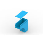 FEMI-CZ SPA - FCZA3V38F1D100D CURVA 90 BAS. VAR. PIANO 100x100-R=100 V