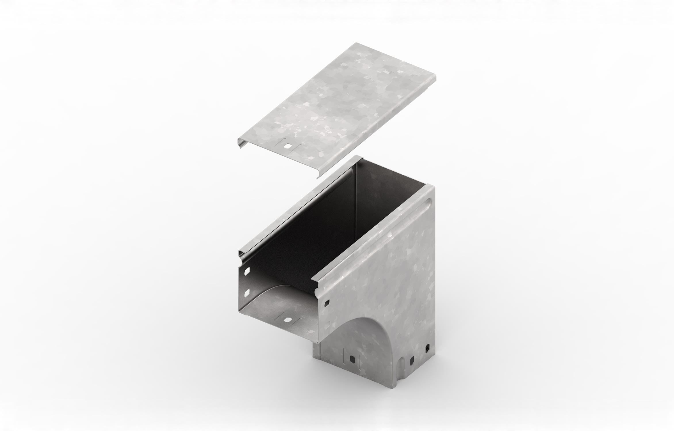 FEMI-CZ SPA - FCZA3Z38F1D100E CURVA 90 BAS. VAR. PIANO 100X100-R=100 Z