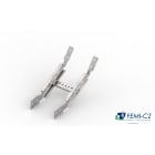 STEEL LINE CMS SRL - SFZ2Z37D150 CURVA VERTIC. 1 ELEM. E GIUNTI 150X100 Z