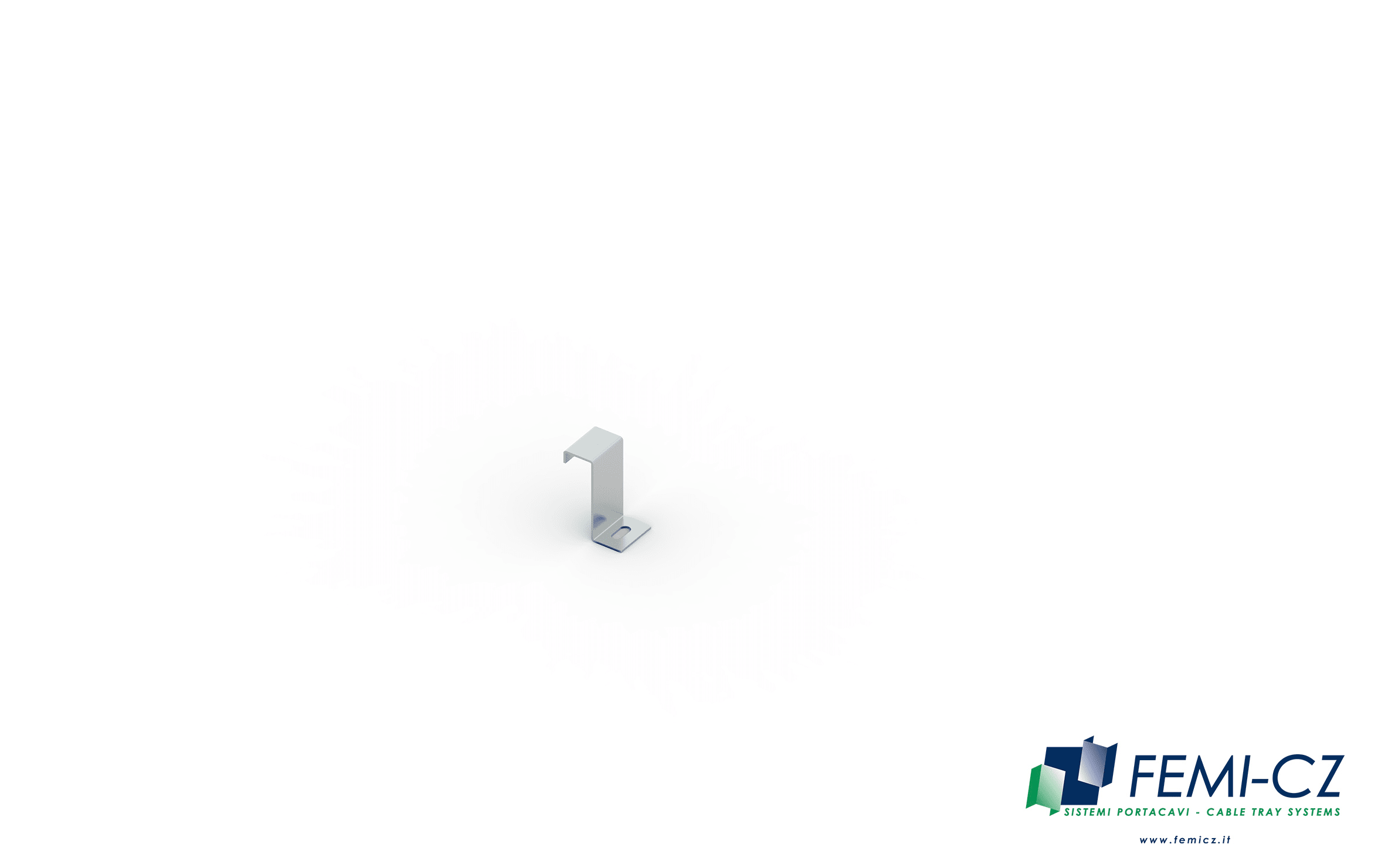 FEMI-CZ SPA - FCZC2S98S5X100M BLOCCA PASSERELLA 100X40-2,0 S