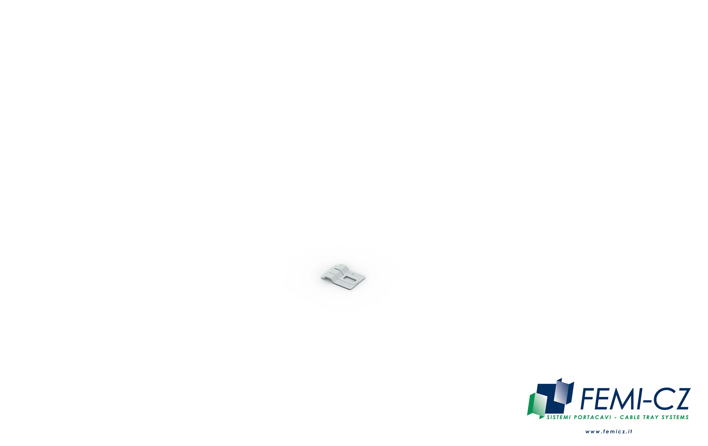 FEMI-CZ SPA - FCZB2S84XXX040M BLOCCA SCALETTA-MENSOLA 055X040-2,0 S