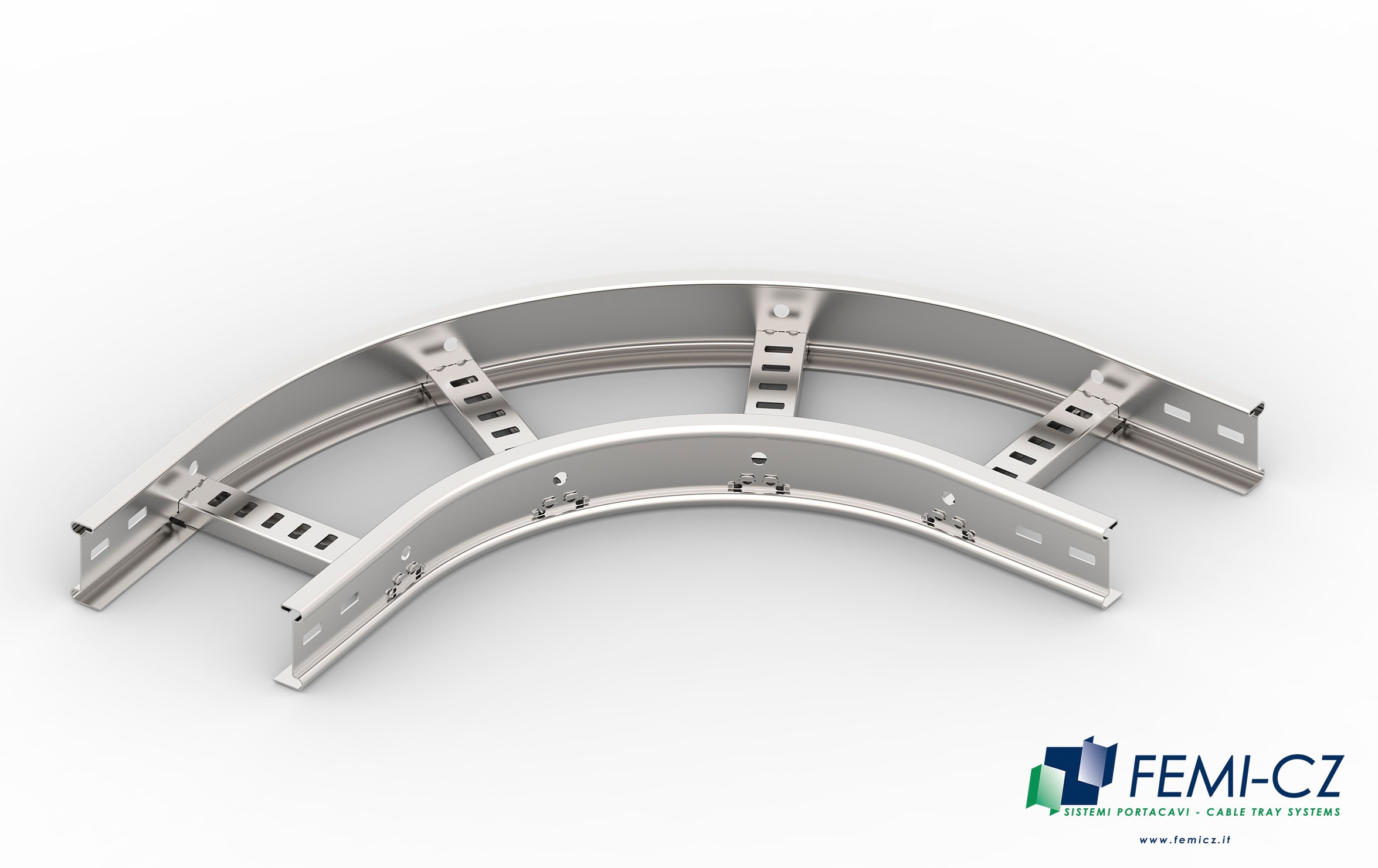 FEMI-CZ SPA - FCZC2I10S3D600HH CURVA SCAL.90 PIANA 600X100-R300 I