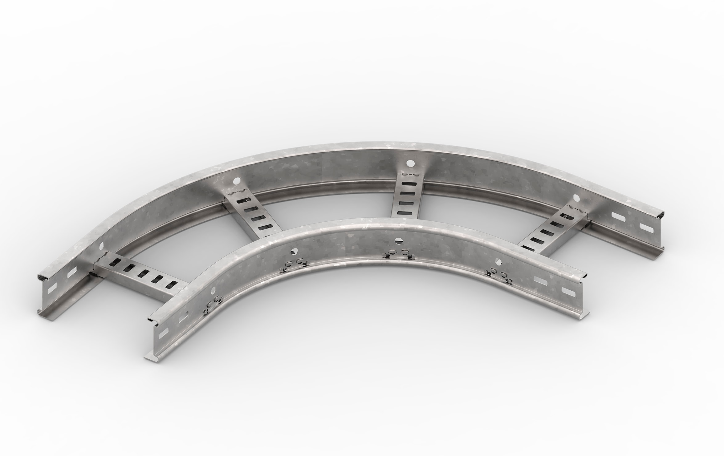 STEEL LINE CMS SRL - SFZ2Z10C400 CURVA SCAL.90 PIANA 400X75 Z