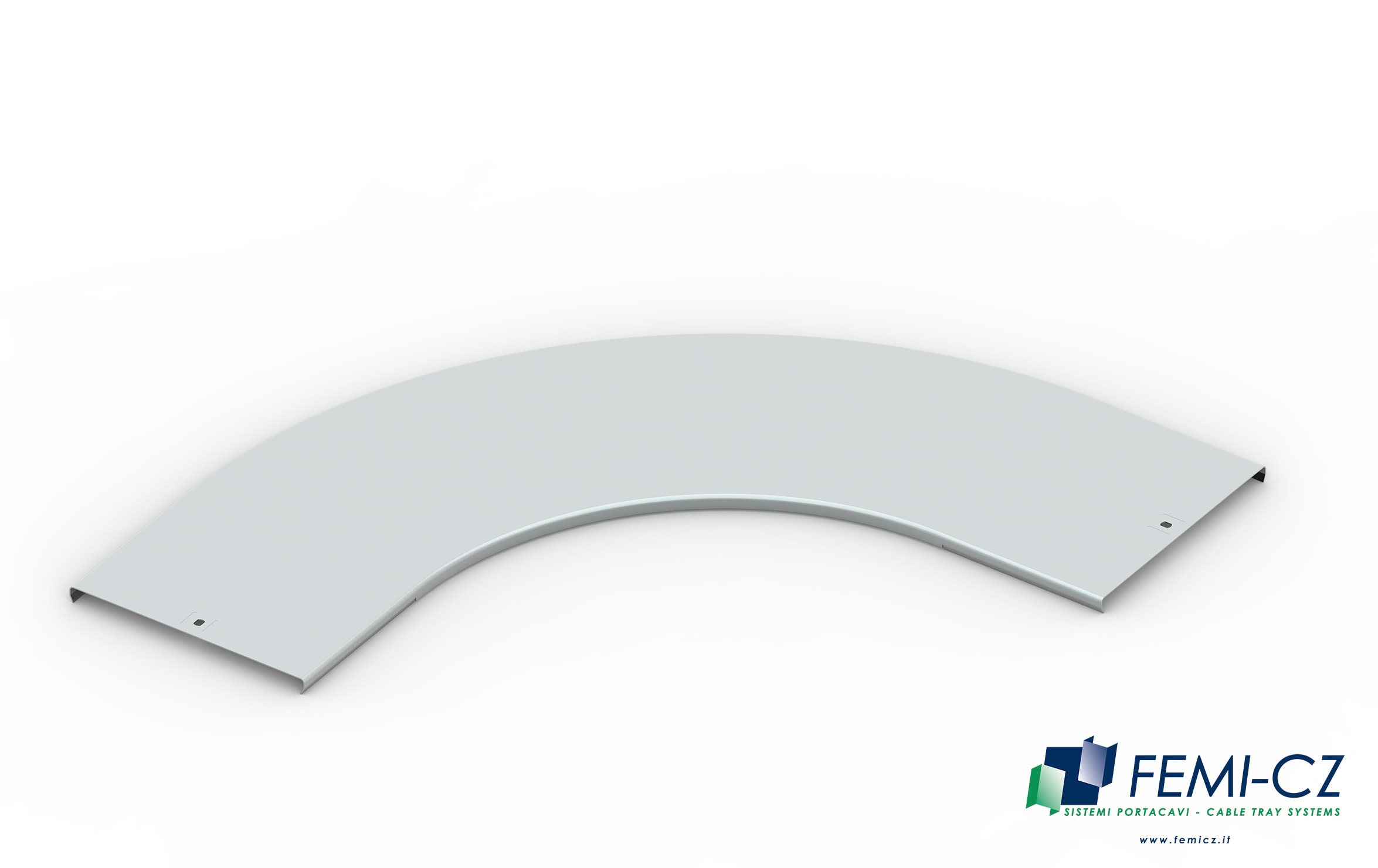FEMI-CZ SPA - FCZC2S10N3P200F COPERCHIO CURVA 90 PIANA 200X15-R300 S
