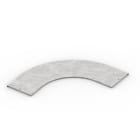 FEMI-CZ SPA - FCZC2Z10N6P400F COPERCHIO CURVA 90 PIANA 400X15-R600 Z