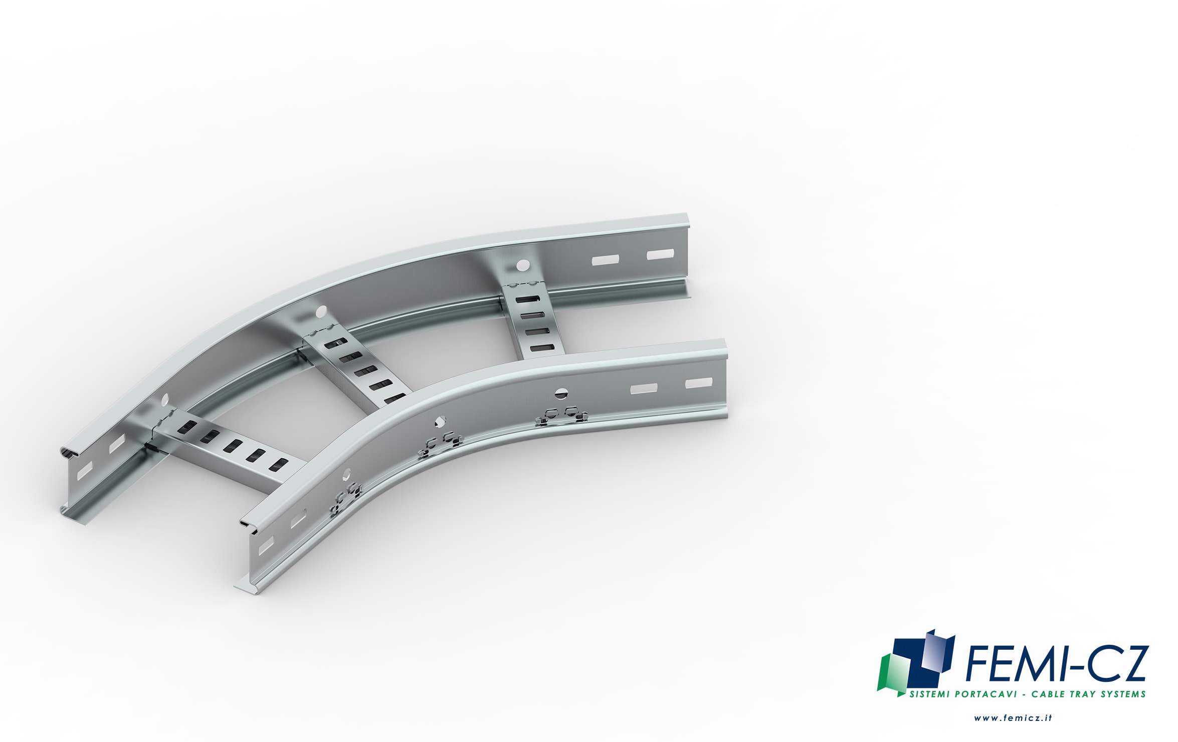 FEMI-CZ SPA - FCZC2S11S3D400HH CURVA SCAL.45 PIANA 400X100-R300 S