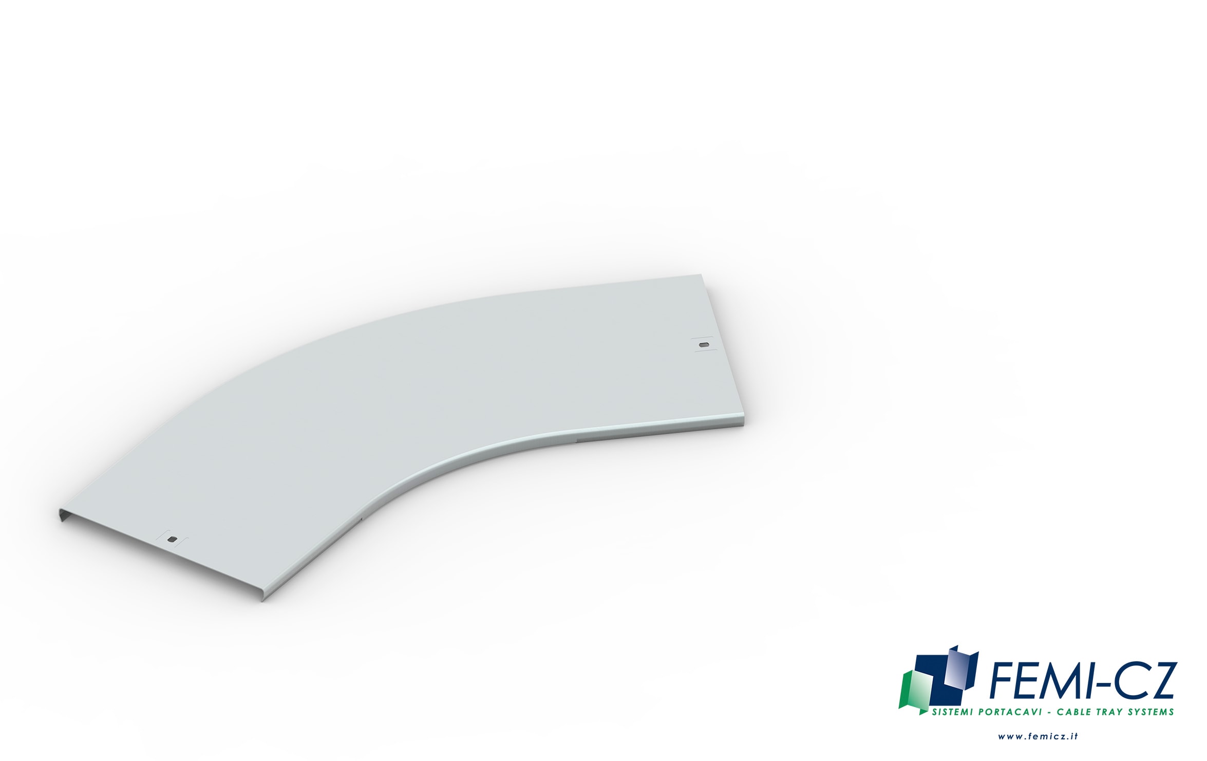 FEMI-CZ SPA - FCZC2S11N3P500F COPERCHIO CURVA 45 PIANA 500X15-R300 S