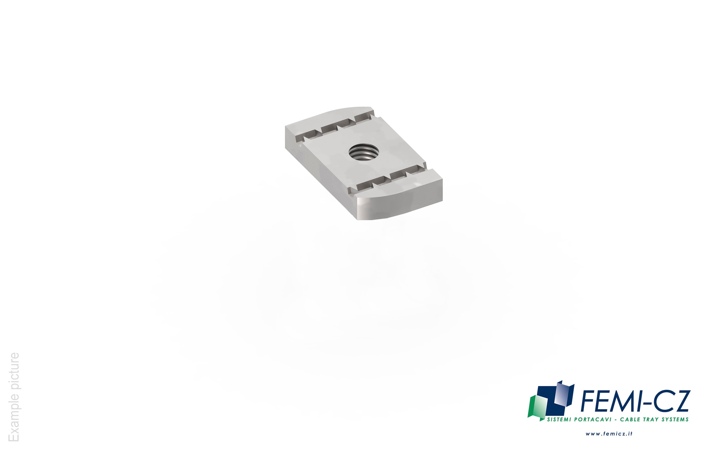 FEMI-CZ SPA - FCZD0C25S06X40Z DADO PER UR1 M6 Z.CALDO          100PZ Z
