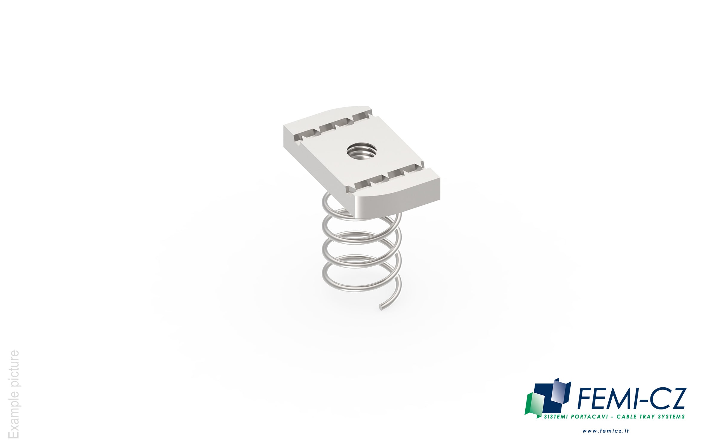 FEMI-CZ SPA - FCZD0Y27S12X40N DADO+MOLLA PER UR1 M12 AISI 316 100PZ Y