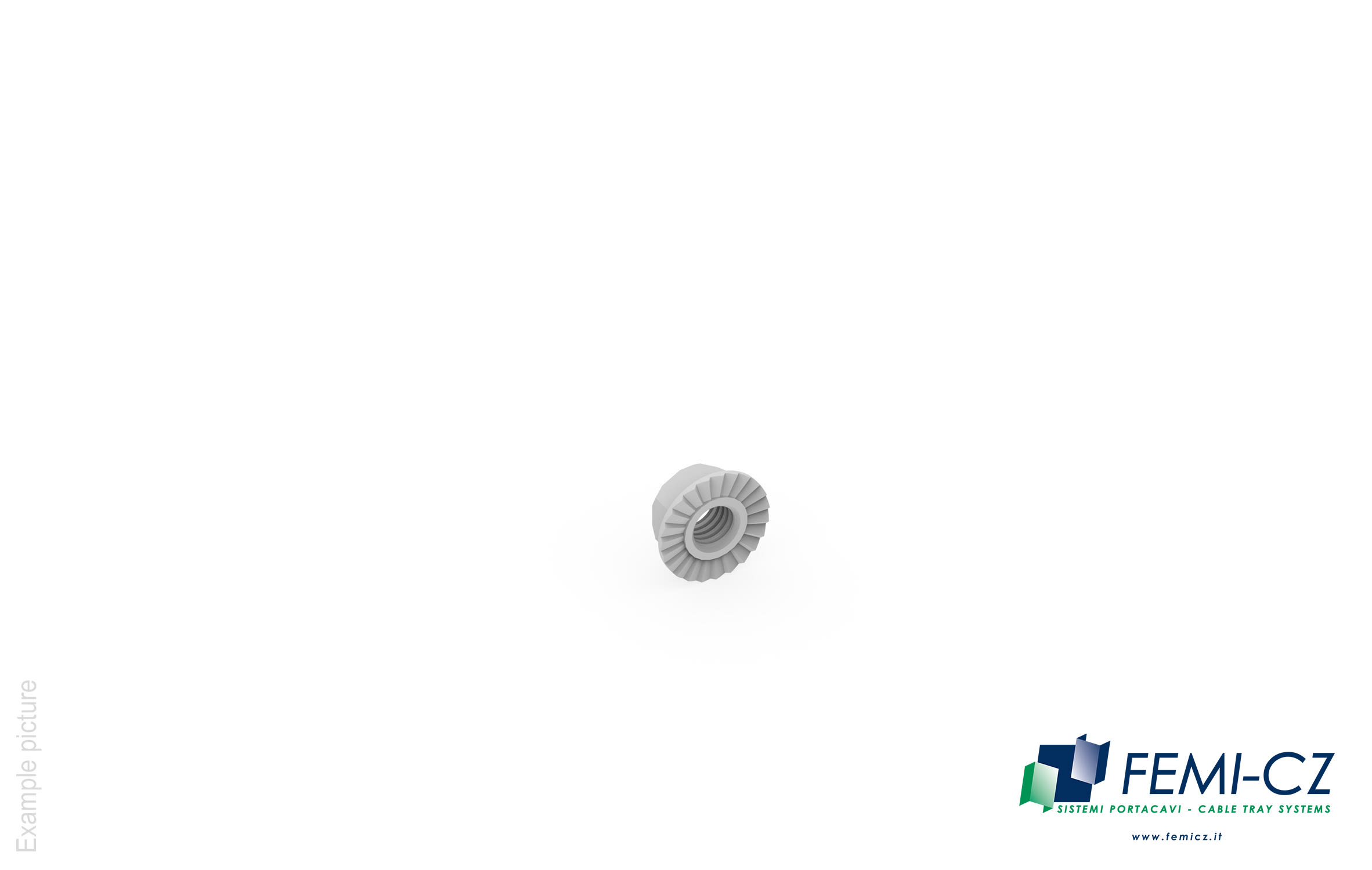 FEMI-CZ SPA - FCZD0C16S10D DADO ESAG.FLANG. M10 GEOMET 100PZ D