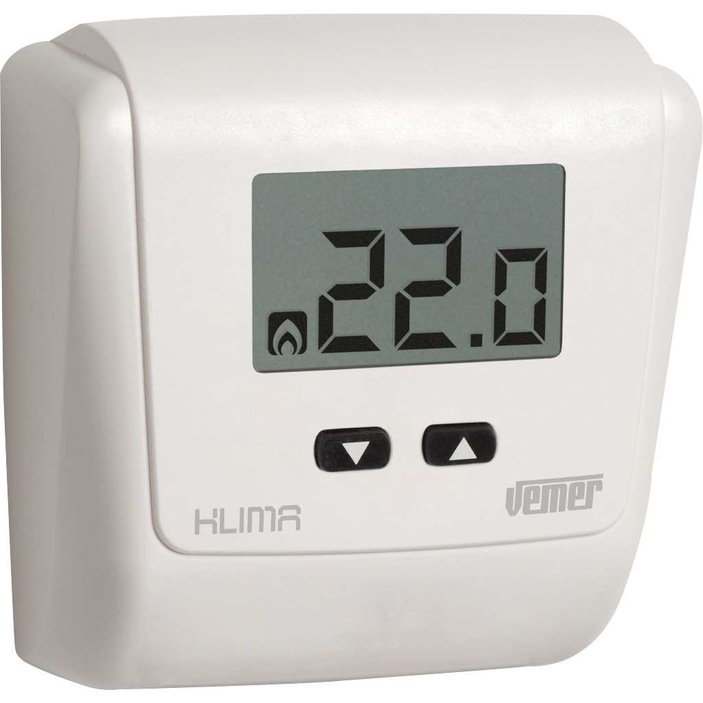 VEMER SPA - VEMVE768800 KLIMA LCD RF TERMOSTATO BATTERIA