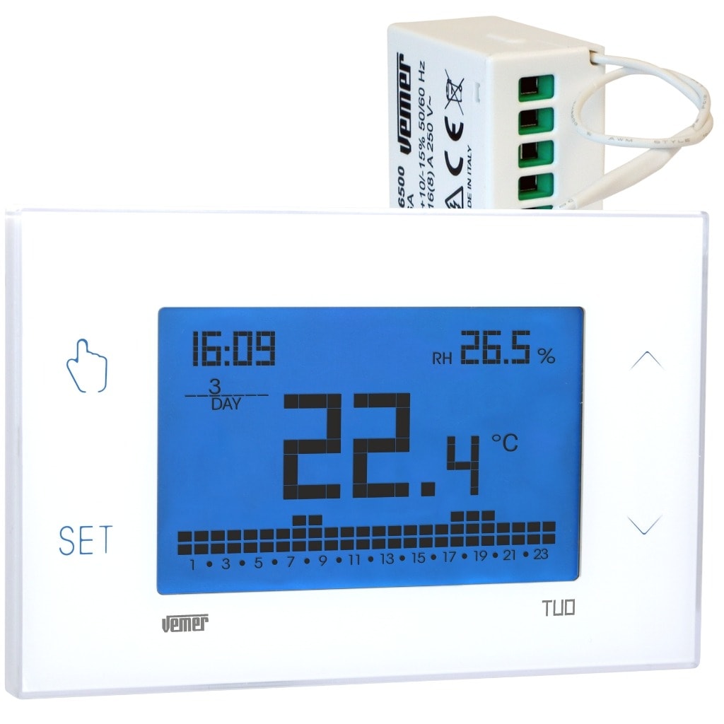 VEMER SPA - VEMVE786600 SET TUO WIFI RF BIANCO + RX.16A