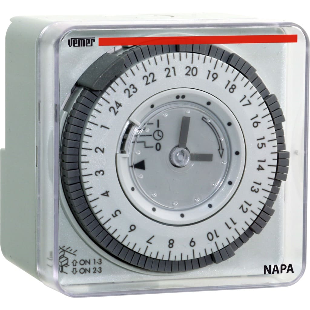 VEMER SPA - VEMVP884101 NAPA-D OROLOGIO MECC GIORNALIERO 115V