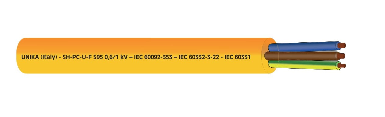 KU DISTRIBUTION SRL - KUDN4W09SB CAVO NAVALE SH-PC-U-F S95 2X1.5 MMQ ARAN