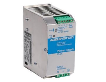 ADEL SYSTEM SRL - ADYFLEX17024B Alimentatore guida DIN, 170W, 2-fase, 24VDC
