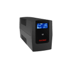 DKC EUROPE SRL - DKCINFOLCD2000SI UPS 1F VI 2kVA LCD 2Shk/IEC USB+RJ45 2x9Ah