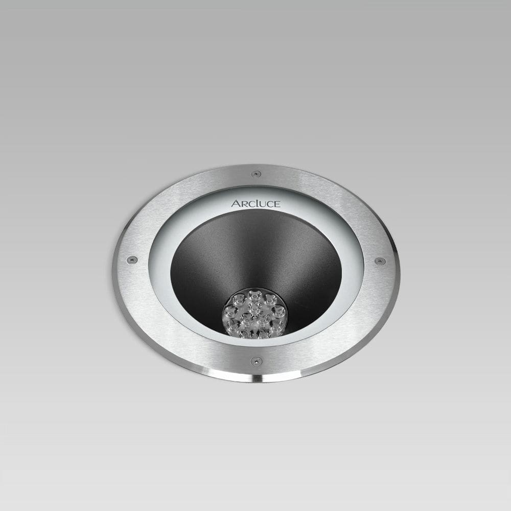 ARCLUCE SPA - ACL0779027F-30 INGR260 24W RGBW SB INOX TONDA DMX
