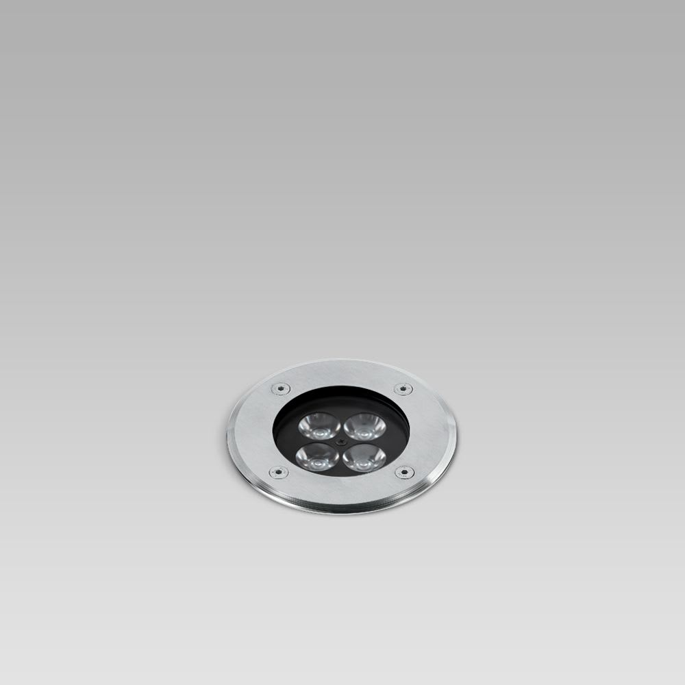 ARCLUCE SPA - ACL0770027C-30 INGR-S110 4W RGBW SB INOX TONDA REM-D