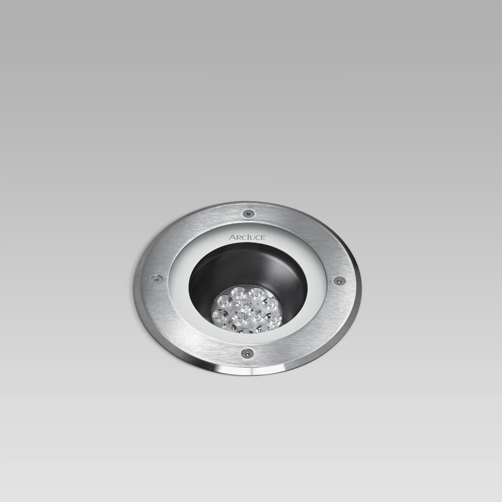 ARCLUCE SPA - ACL0761012C-30 INGR-S180 12W RGBW FB INOX TONDA REM-D