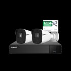 COMELIT GROUP SPA - COEIPKIT004N05PA KIT IP IPNVR004N06PA, 2X IPBCAMN04F01A,