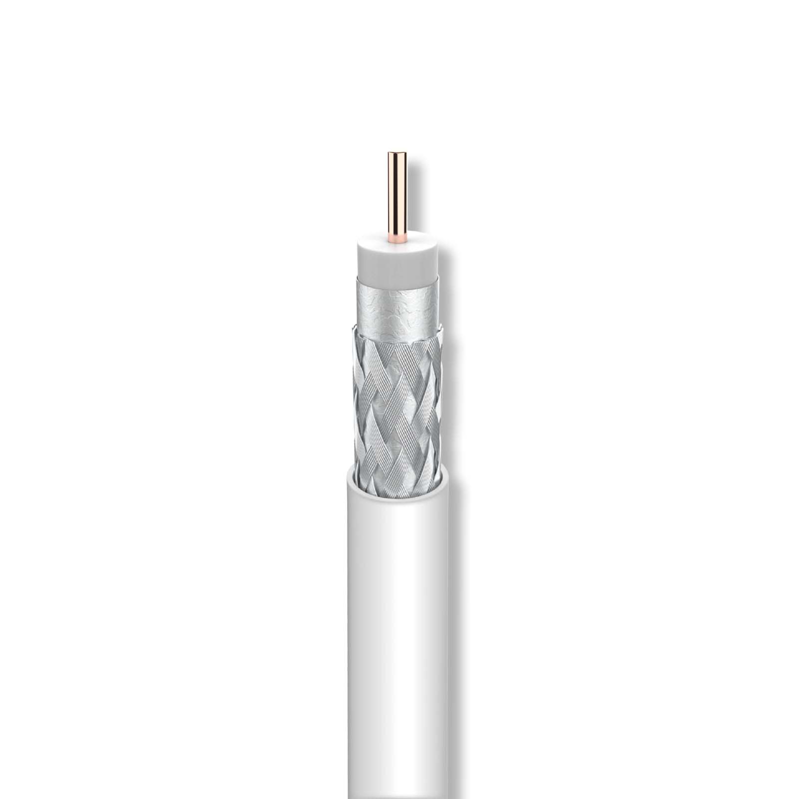 TELEVES ITALIA SRL - TVV2126 CAVO CLASSE A 6,8 MM RAME BIANCO100M