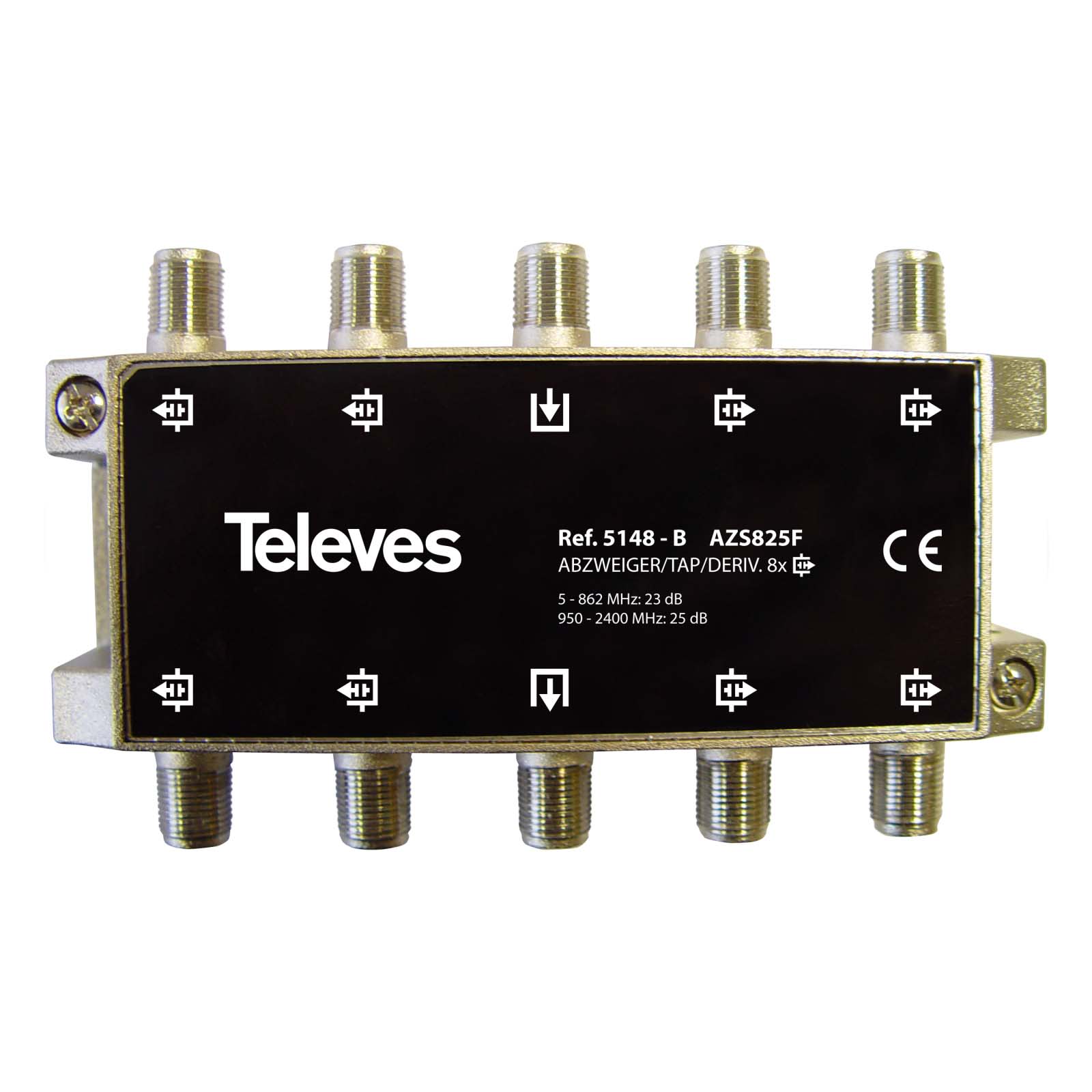 TELEVES ITALIA SRL - TVV5148 DERIVATORE 5...2400MHZ F 8VIE 25DB