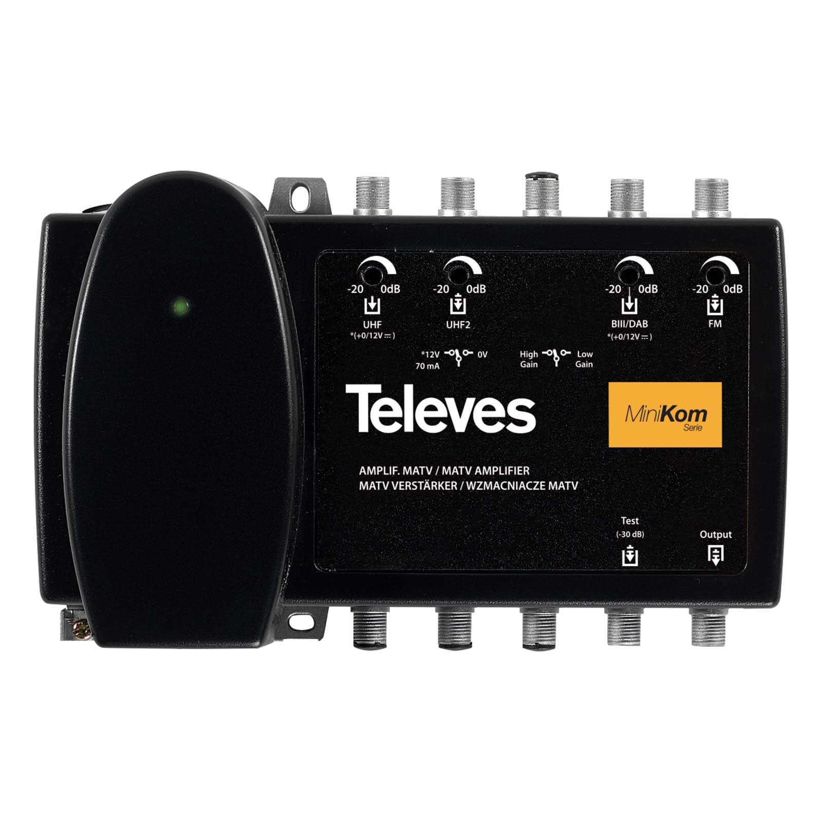 TELEVES ITALIA SRL - TVV539201 CENTRALE AMPLIF. 4ING. FM-3-U-V G35/45DB