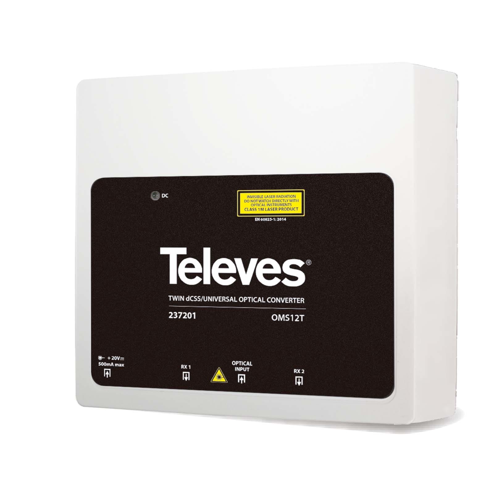 TELEVES ITALIA SRL - TVV237201 CONVERTI.OTTICO/RF DCSS TWIN GTU