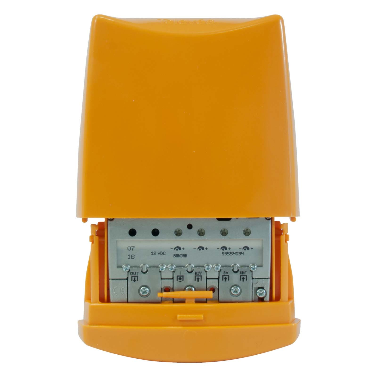 TELEVES ITALIA SRL - TVV53554034 AMP.PALO. 12V 4I/1U BIII/DAB-21..34-35..