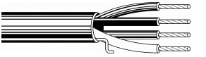 ITC INDUSTRIA TECNIC - ITCGK-35 3X0,50 LSZH VERDE