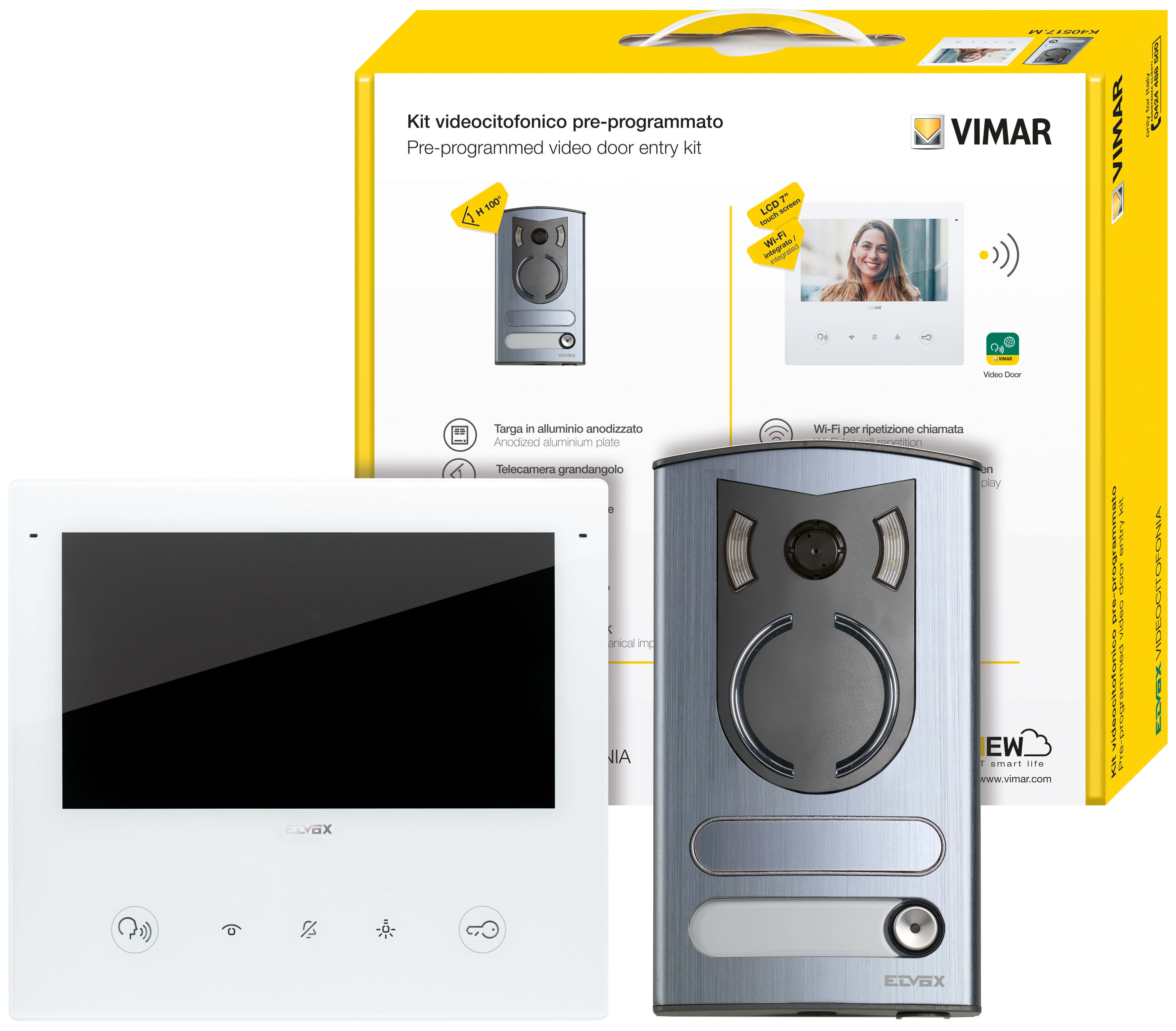 VIMAR SPA - VIWK40517.M Kit video m/bif. Tab 7S Up Wi-Fi +13F2.1