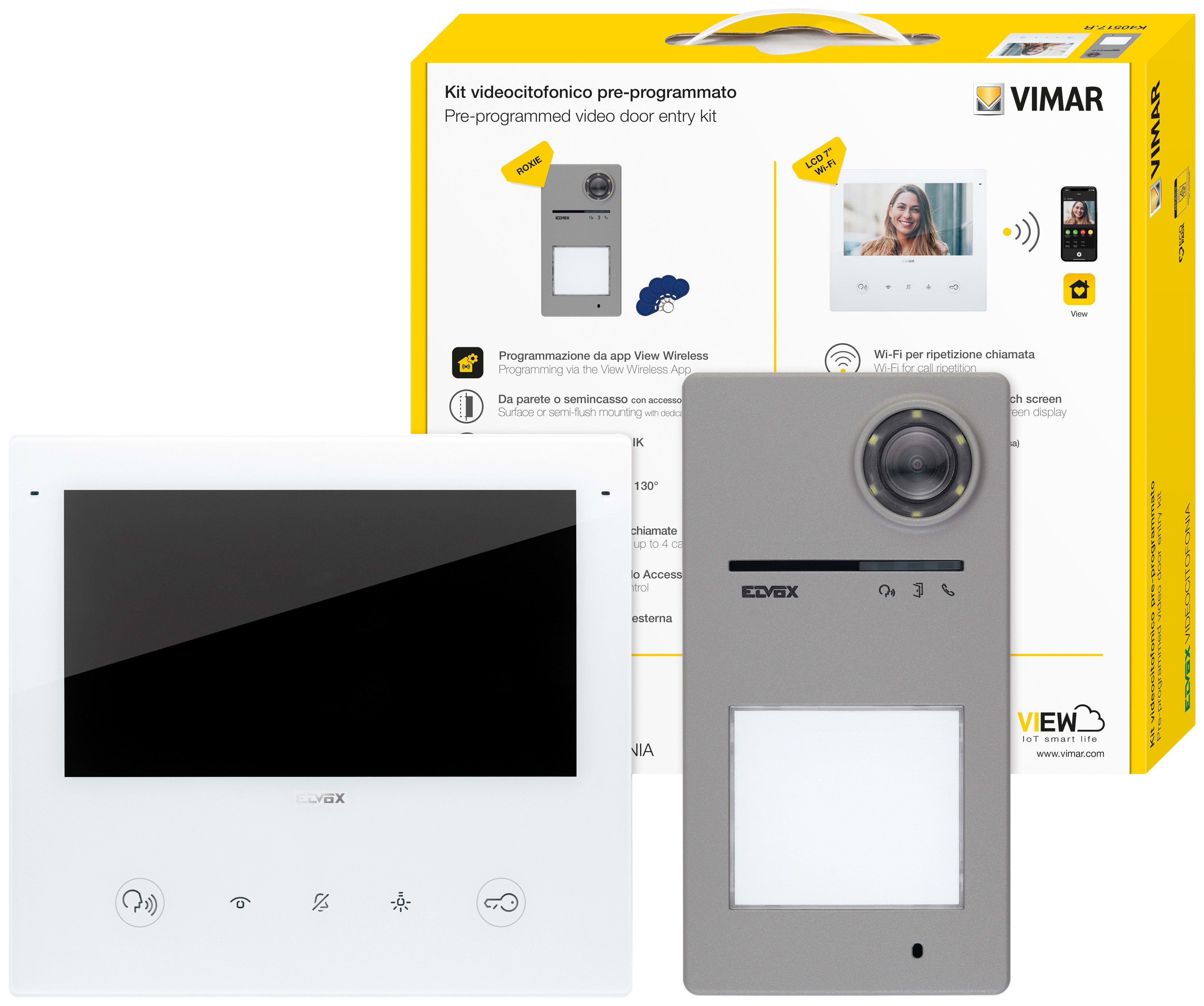 VIMAR SPA - VIWK40517.R KIT VIDEO M/BIF. TAB 7S UP WI-FI + 40170