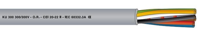KU DISTRIBUTION SRL - KUD8032M KU 300 3X0.25 GRIGIO RAL7001 DIN47100