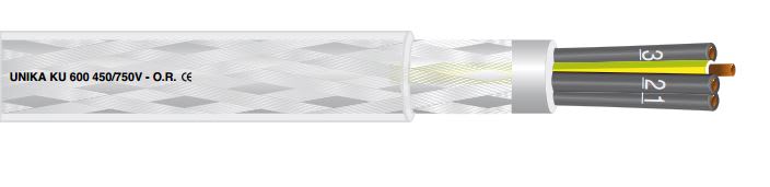 KU DISTRIBUTION SRL - KUD12057B KU 600 5G1.5 TRASPARENTE