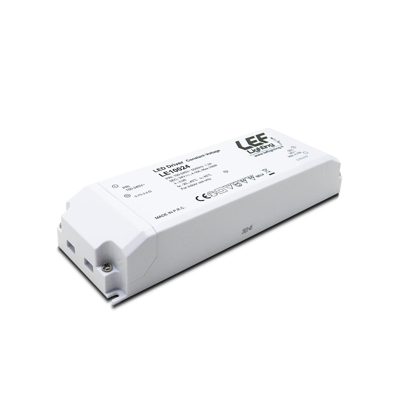 LEF LIGHTING SRL - LEFLE10024 ALIM. LED TENS. COSTANTE 100W 24VDC IP20