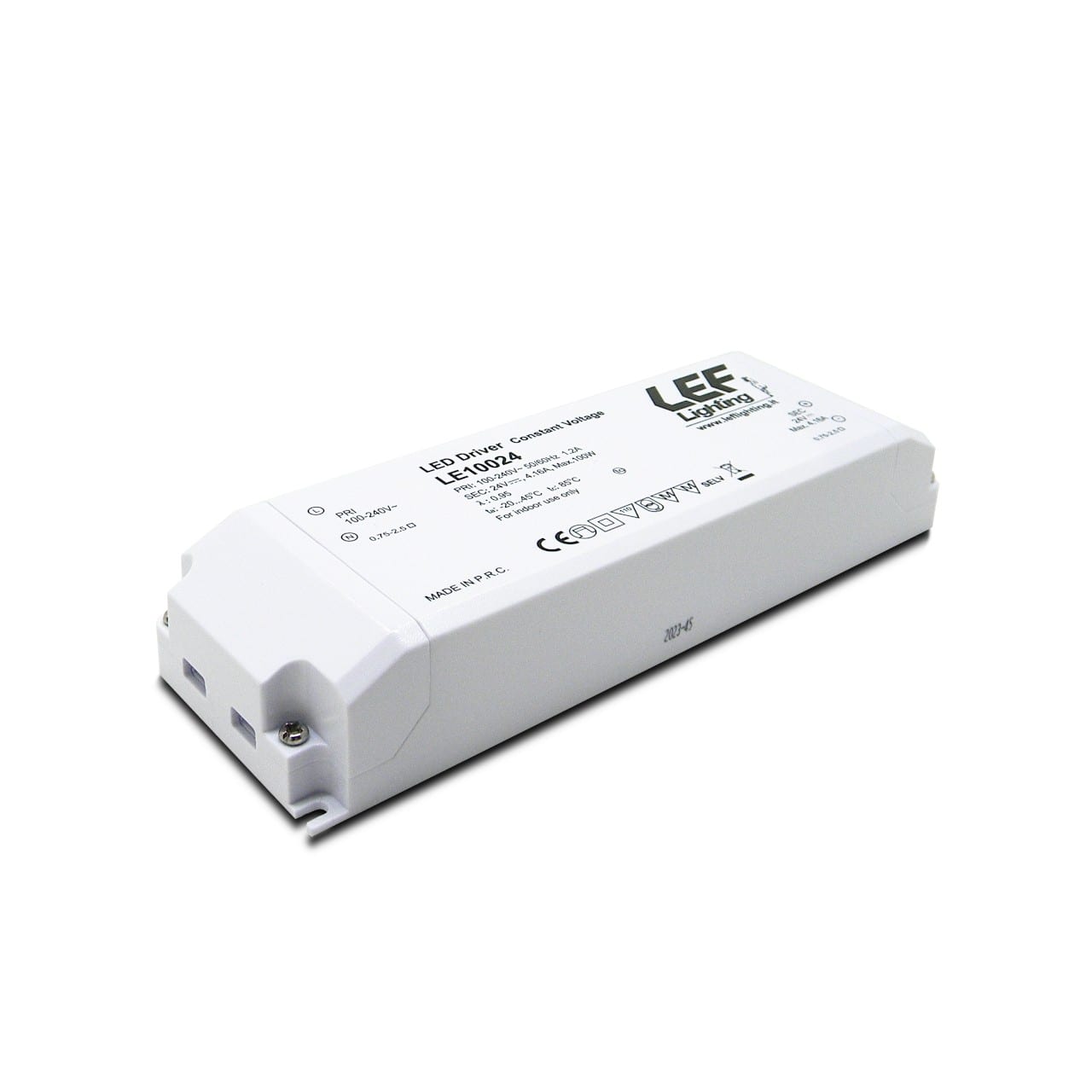 LEF LIGHTING SRL - LEFLE10024 ALIM. LED TENS. COSTANTE 100W 24VDC IP20