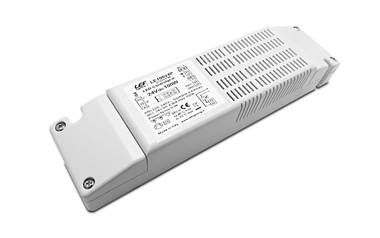 LEF LIGHTING SRL - LEFLE10024P ALIM.LED TENS.COST. 100W 24VDC PUSH IP20