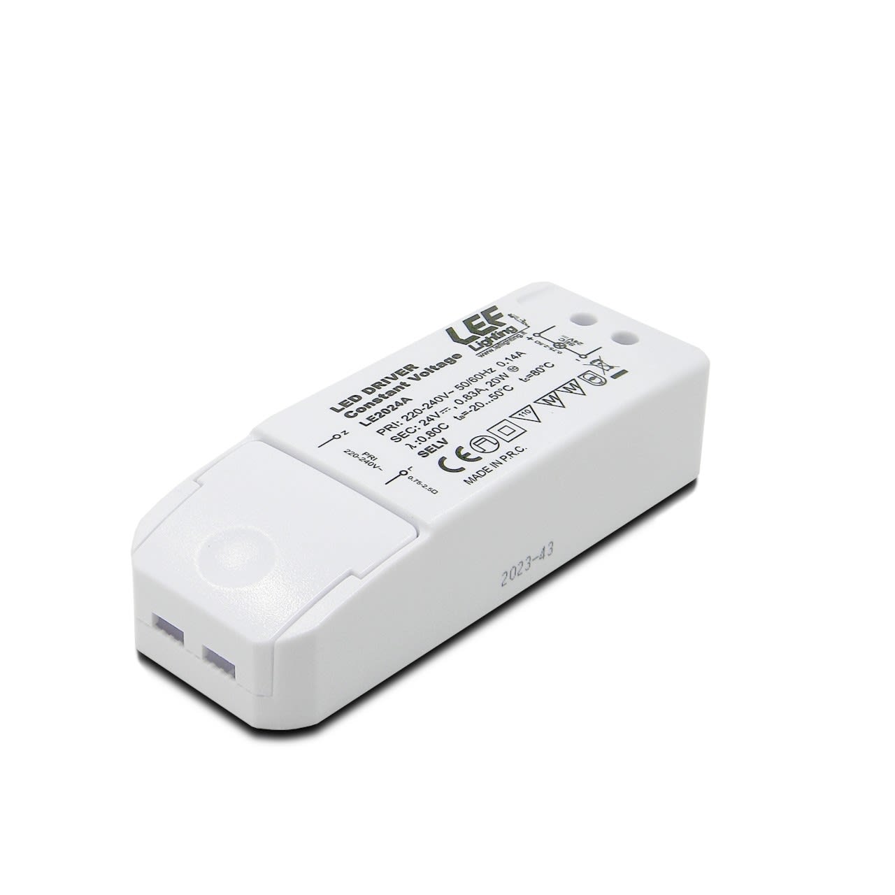 LEF LIGHTING SRL - LEFLE2024A ALIM. LED TENS.COSTANTE 20W 24VDC IP20