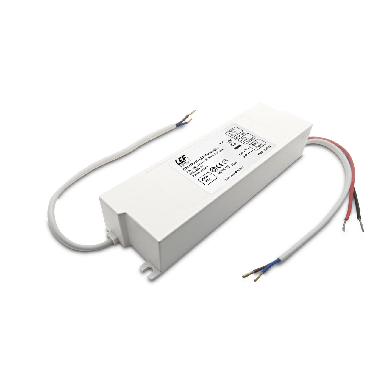 LEF LIGHTING SRL - LEFLE30024IP65D ALIM.LED 300W 24VDC DIM PUSH/DALI IP65