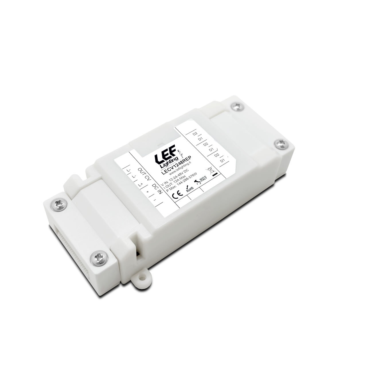 LEF LIGHTING SRL - LEFLECV1248REP RIPETITORE PER INTER. DIMM. 12-24-48VDC